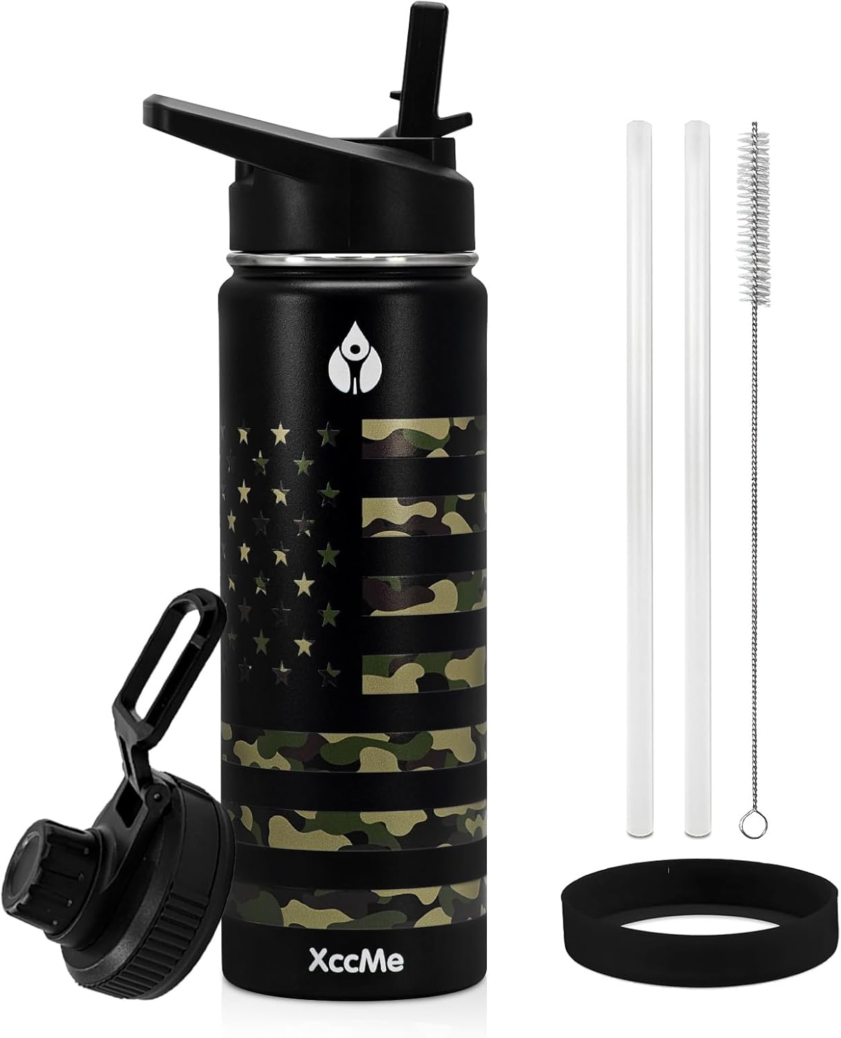 32oz Pickleball Insulated Water Bottle with Lid,Stainless Steel Water Bottl with Flip Straw and Handle,Gifts for Pickleball Players, Pickleball Lovers,Women Girls,Leak Proof Water Bottle