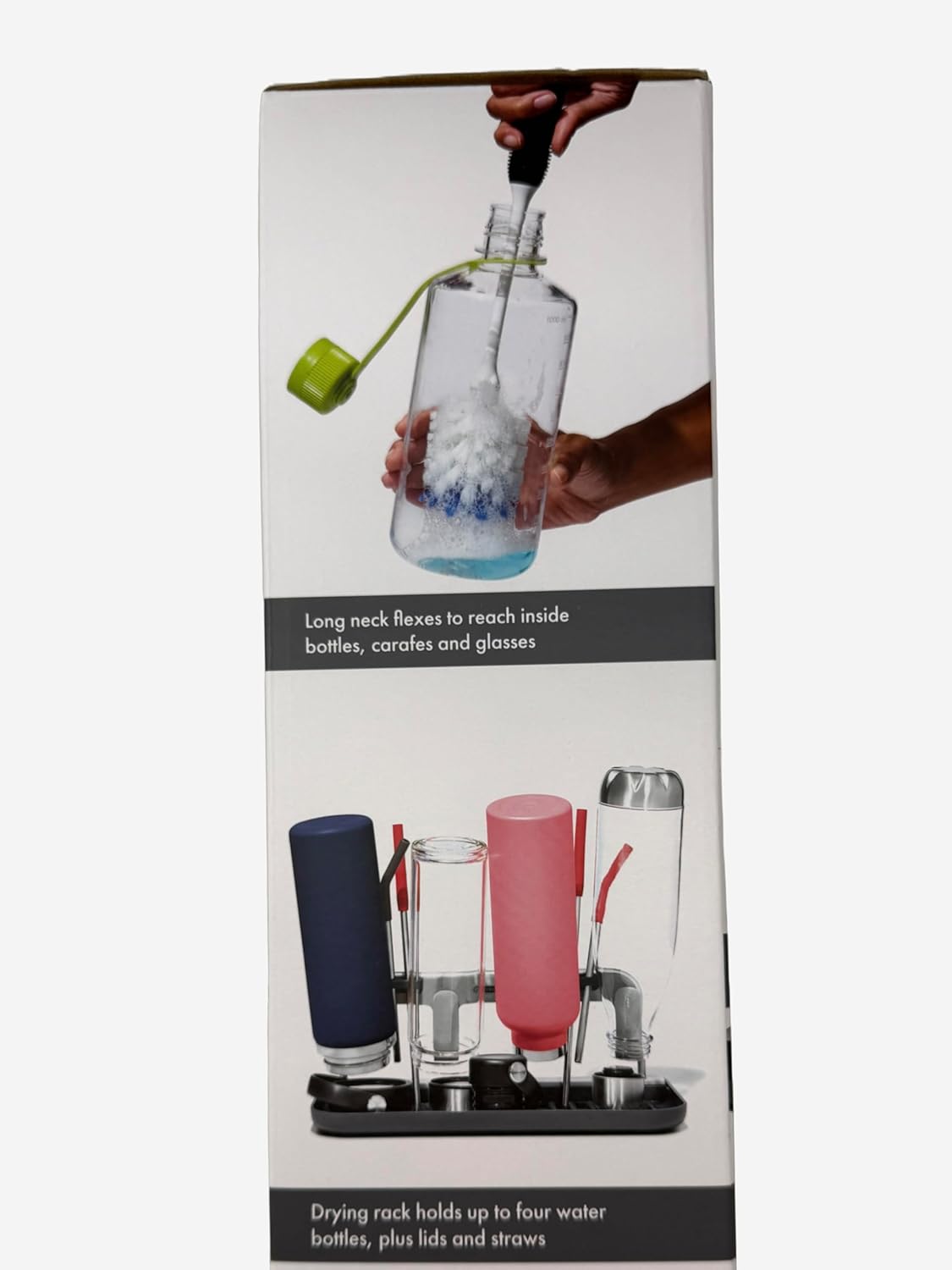 OXO Softworks Water Bottle Cleaning & Drying Set