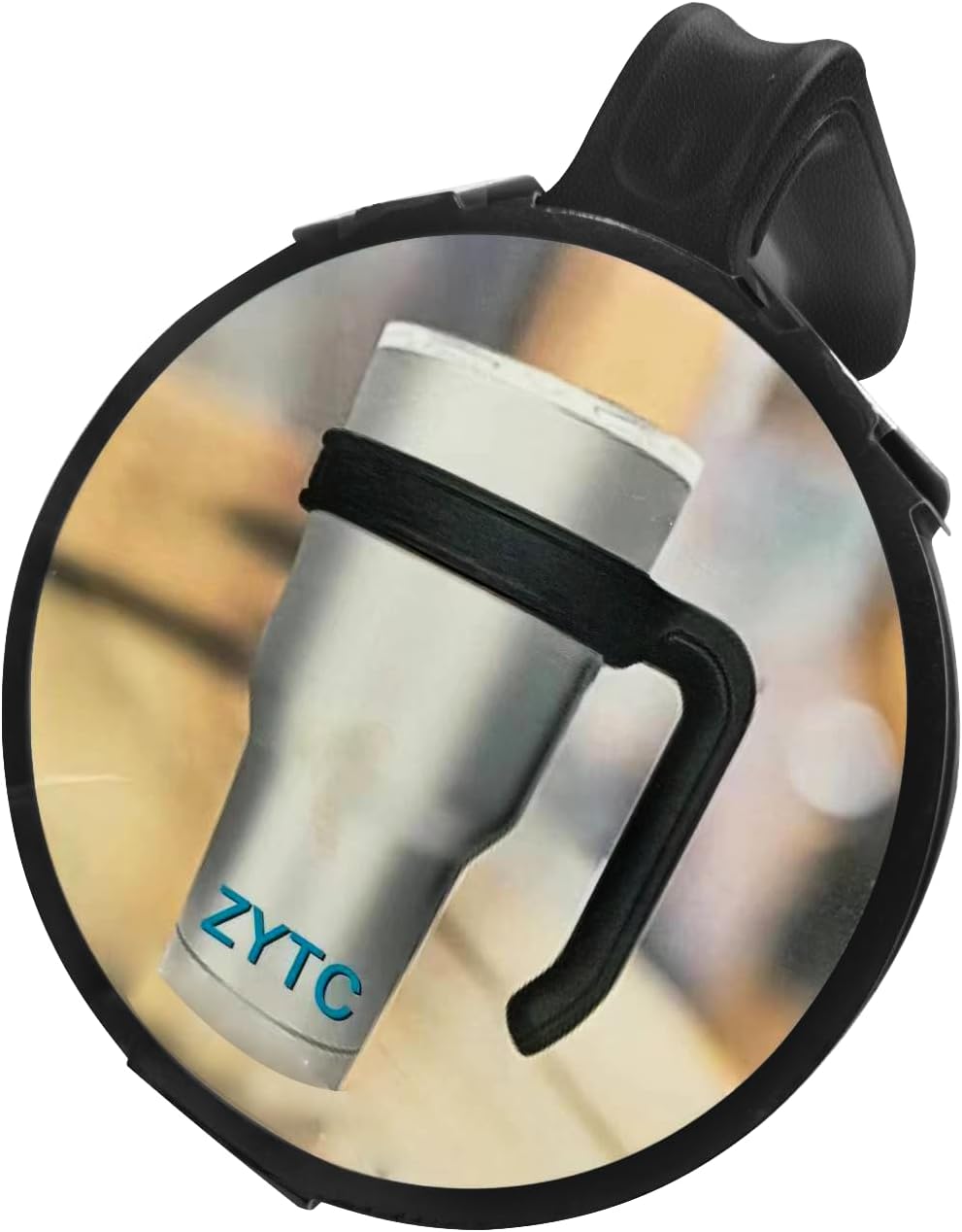 ZYTC Handle for 30OZ Tumbler,Yeti Rambler Anti Slip Travel Mug Grip BPA Free Cup Holder Yeti Rambler,Ozark Trail,Sic and More Tumbler Mugs