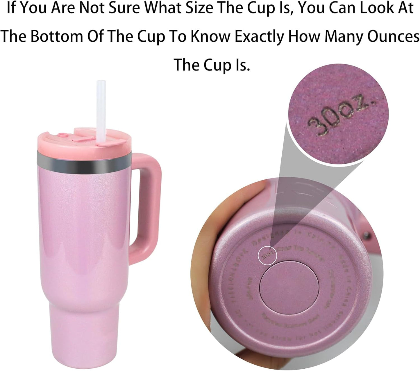Replacement Straws Compatible With RTIC 30 oz Ceramic Lined Road Trip Tumbler, with 1 Brush (6 Pack for 30oz)