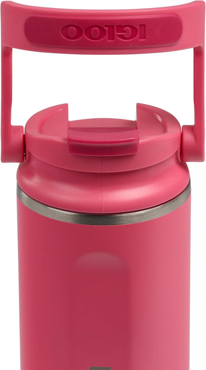 Igloo 20 oz Stainless Steel Tumbler | Sport Sipper Bottle | Thrift Pink