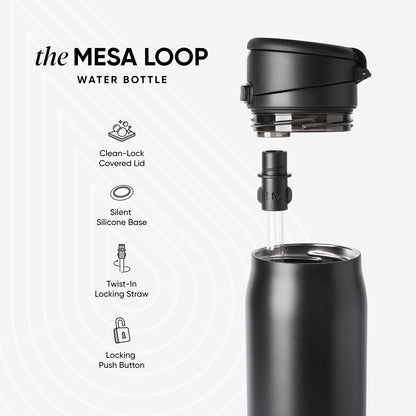 Simple Modern Halloween Signature Voyager | 16oz Travel Coffee Mug Tumbler with 360° Lid | Gifts for Women Men | Ceramic-Lined Insulated Stainless Steel Cold Brew Iced Coffee Cup | Spooky Mix