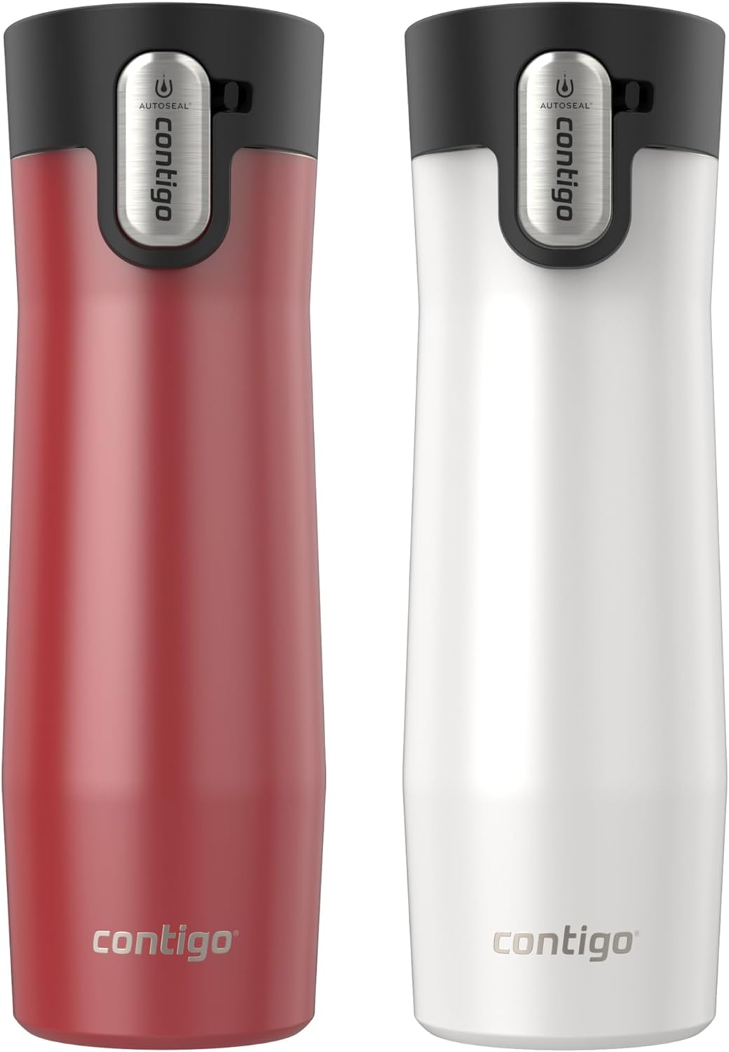 Contigo AUTOSEAL West Loop Vacuum-Insulated Stainless Steel Travel Mug with Easy-Clean Lid 12 oz Blueberry