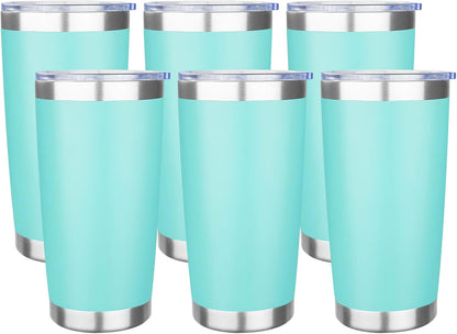 20oz Tumbler with Lid Stainless Steel Insulated Tumblers Travel Coffee Tumbler Bulk Double Wall Vacuum Insulated Water Cup Gifts for Christmas Women Men Her Him Home Office(Navy Blue, 1pack)
