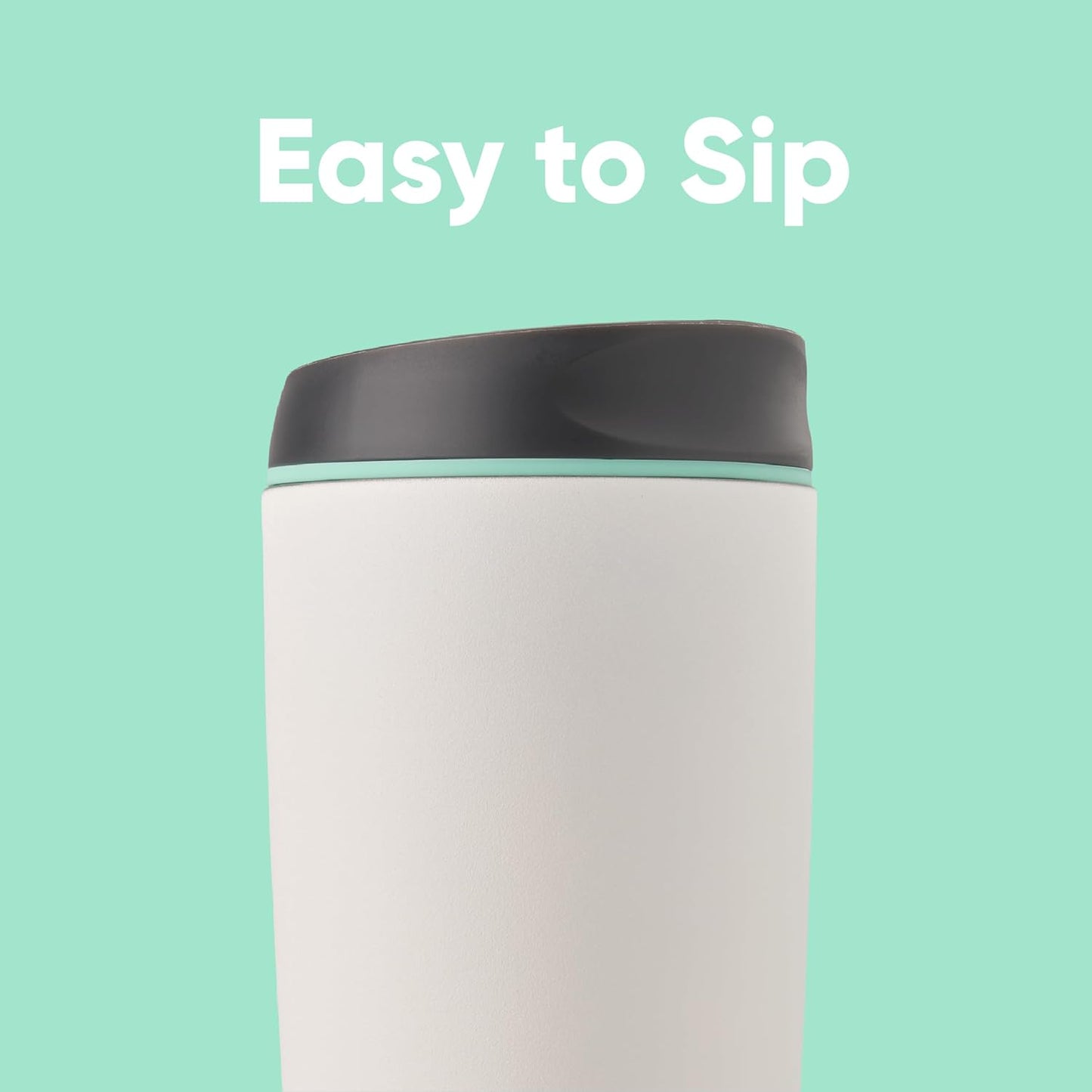 Owala SmoothSip Insulated Stainless Steel Coffee Tumbler, Reusable Iced Coffee Cup, Hot Coffee Travel Mug, BPA Free, 20 oz, Pink (Watermelon Breeze)
