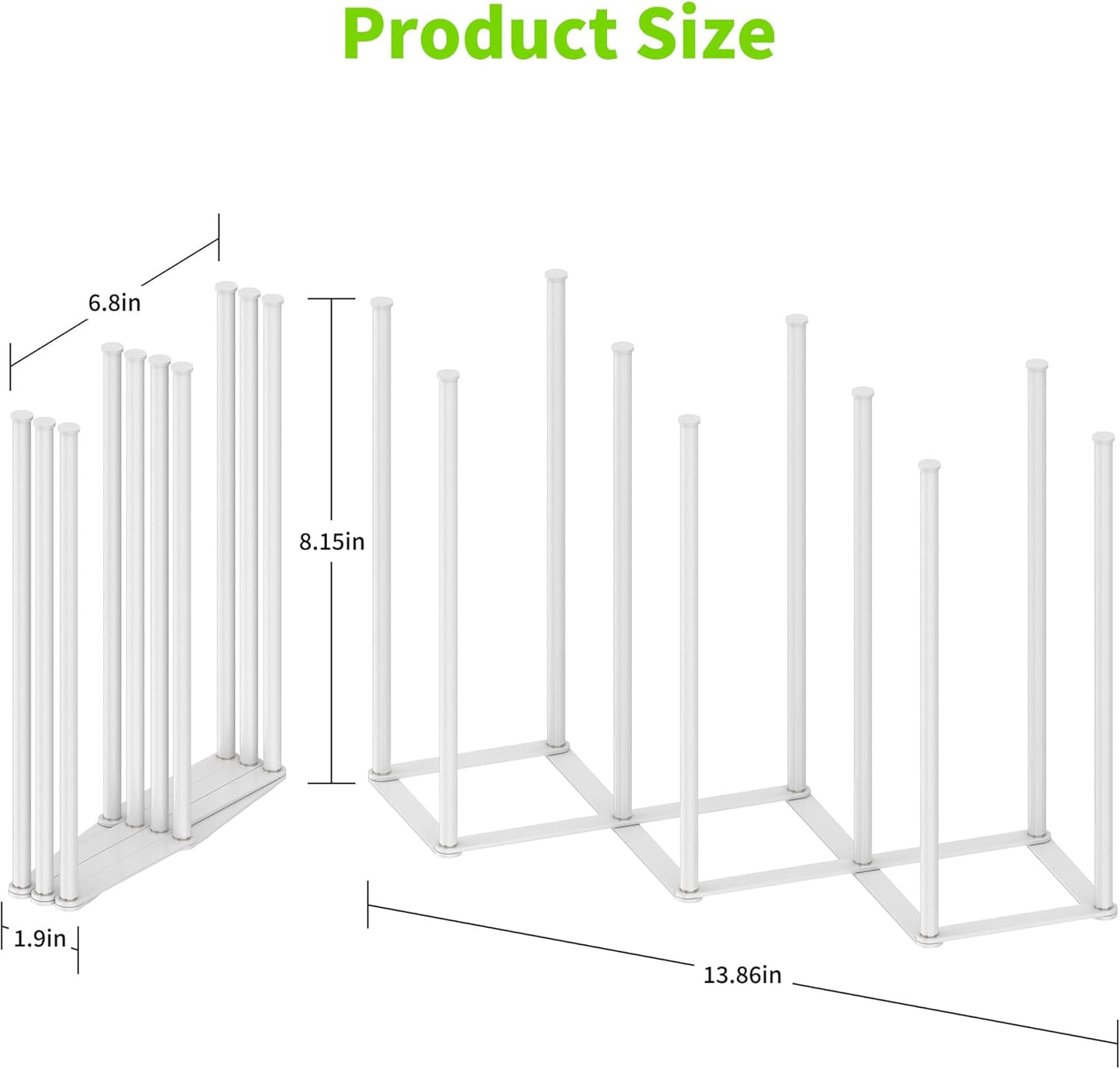 Collapsible Bottle Drying Rack, Foldable Baby Bottle Drying Rack, Portable Drainer Stand Holder for Water Bottles, Cup, Reusable Silicone Bag, Cutting Board (Black)
