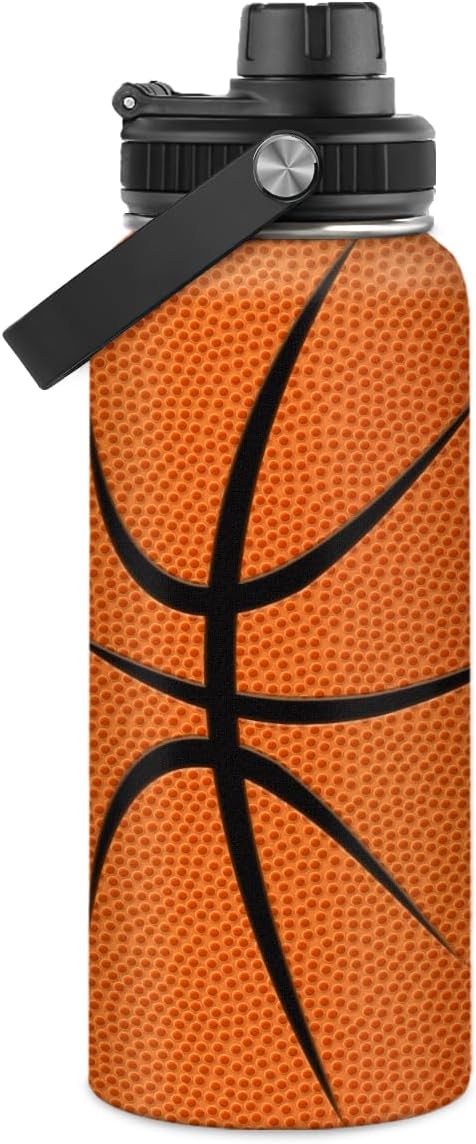 SANDJEST Gym Insulated Engraved Stainless Steel Water Bottle 32oz, Vacuum Chug Lid Travel Tumbler For Men Friends Dad Gymer Trainer, Gym Mode on, Birthday Christmas Father's Day