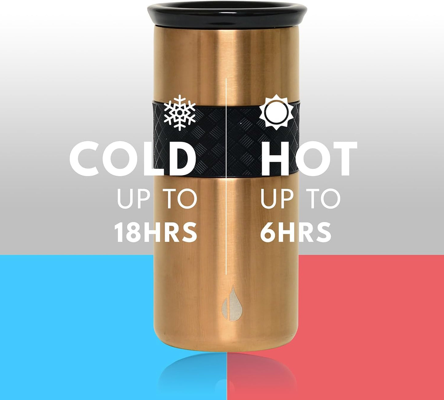 Elemental Artisan Insulated Tumbler, Triple Wall Coffee Travel Mug, Reusable Stainless Steel Coffee Tumbler with Ceramic Lid, Thermal Coffee Cups for Hot (6 Hrs) & Cold (18 Hrs), 16oz - Forest Green