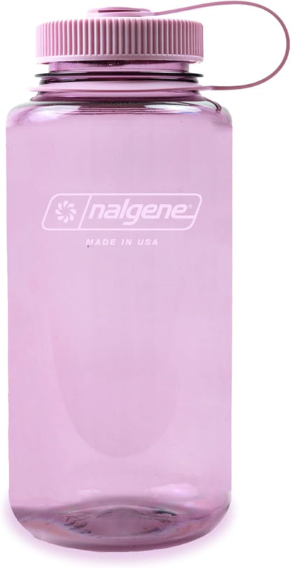 Nalgene 32 oz Wide Mouth Water Bottle | BPA-Free, Durable & Leak Proof, Lightweight Bottle for Hiking & Gym, Work & Travel