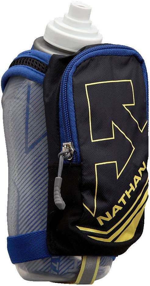 Nathan SpeedDraw Plus Insulated Handheld Water Bottle – Grip-Free Running Flask for Runners, Hiking, and Sports
