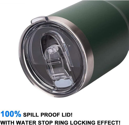 2 Pack 20 oz Tumbler Lid Replacement Lis Spill Proof Splash Resistant Slider Mug Toppe for Yeti Ramble and More Coffee Mugs