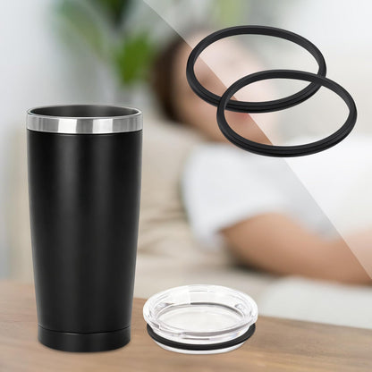 5 Pcs Black Replacement Lid Seal Gaskets,Rubber Seal Replacement Gasket for Lid forStainless Steel Insulated Tumbler Mugs (30oz)