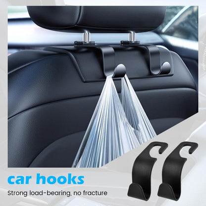 2-in-1 Car Cup Holder Expander, Adjustable Car Extender Adapter with Non-Slip Base - No Spill Cup Holder Extender with 4 Hooks for Yeti, Hydro Flask, Stanley Large Tumblers (10-48oz)