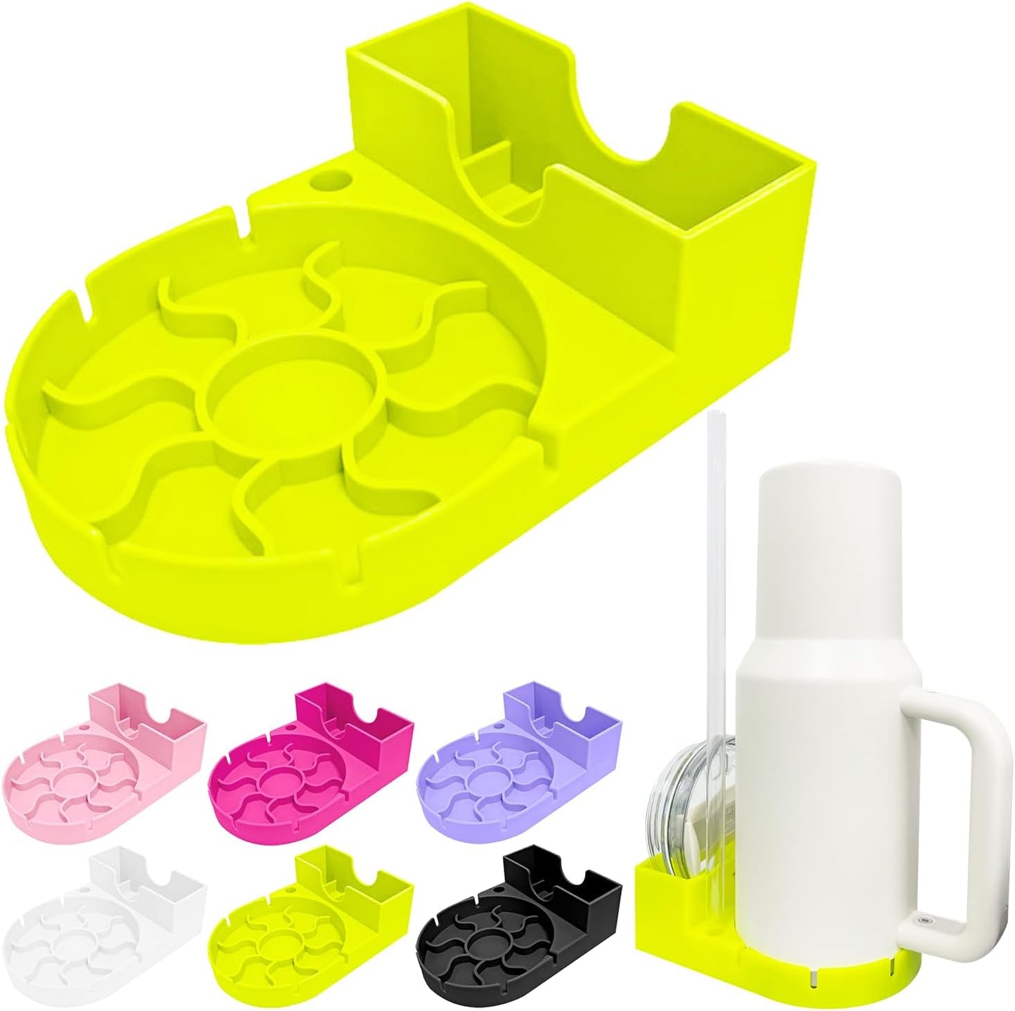 WORBSS Silicone Drying Rack for Stanley Cup 20 30 40oz Tumbler & Hydro Flask & Simple Modern Trek, Drain Rack Accessories for Water Bottles Tumblers Cups Mugs Glasses ,or Straw and Cup Lid