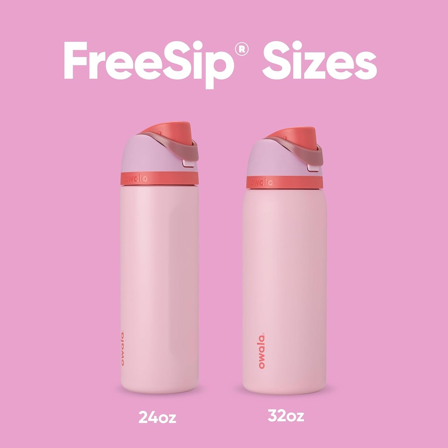 Owala FreeSip Insulated Stainless Steel Water Bottle with Straw, BPA-Free Sports Water Bottle, Great for Travel, 32 Oz, Denim