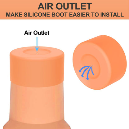 Affute Protective Silicone Boot for Stanley Quencher H2.0 40 30 20 oz & IceFlow Flip 30 20 oz, BPA Free Anti-Noise Anti-Scratch, Stanley Cup Protector Sleeve Cover Boot