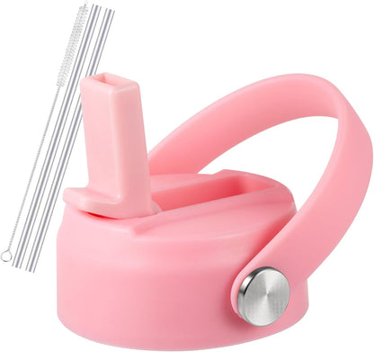 RRegeny Straw Lid for Hydro Flask Wide Mouth 32 40 oz, Lids with Flexible Handle compatible with HydroFlask, Replacement Sports Flex Cap Wide Mouth Top