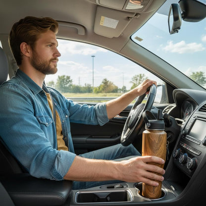 SENDESTAR 40oz Water Bottle Wide Mouth Stainless Steel Vacuum Insulated Double Wall with Straw Lids Fit in Any Car Cup Holder