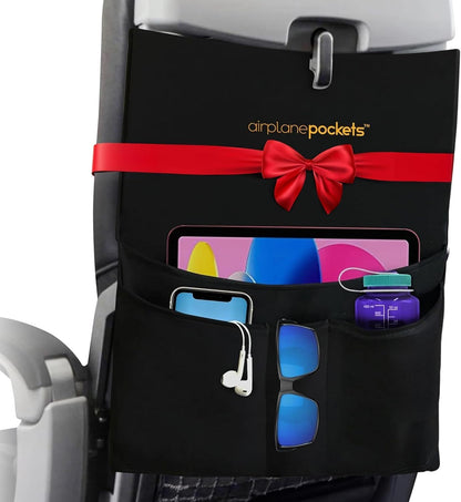 Airplane Pockets - Airplane Accessories - Plane Travel Essentials - Travel Organizer - Seat Storage Organizer - Air Travel Essentials - Seatback Organizer - International Travel Accessories Must Haves