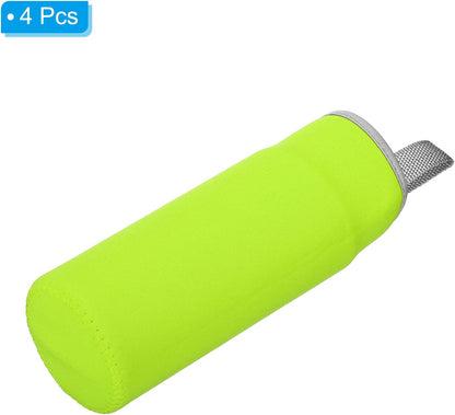 PATIKIL Water Bottle Sleeves, Neoprene Insulated Bottle Bag Holder Carrier Pouch with Finger Strap