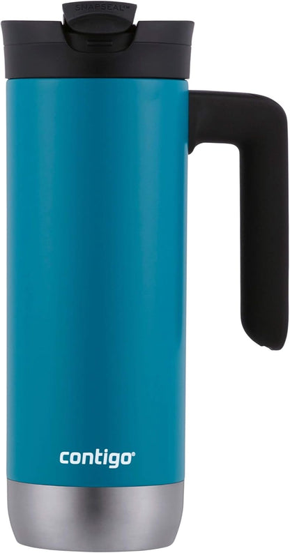 Contigo Superior 2.0 Stainless Steel Travel Mug with Handle with SNAPSEAL Lid, 20oz.