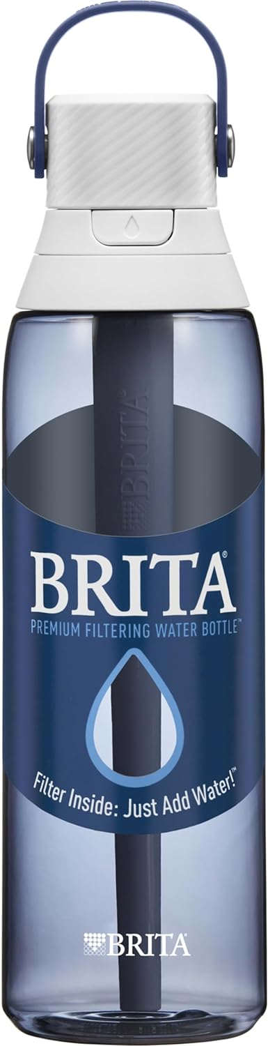 Brita 36386 Premium Water Filter Bottles, 26oz, Night Sky