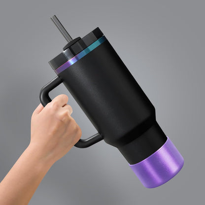 Chameleon Silicone Water Bottle Boot, Compatible with Stanley & Hydro Flask Tumbler 2.8-2.95in Bottom Anti-Slip Protector Rubber Sleeve
