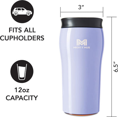 Mighty Mug | The Untippable Mug | Grips When Hit, Lifts for Sips | Insulated Stainless Steel Tumbler | Cupholder Friendly | Gifts for Women Men All | Leakproof | 6 Hour Hot / 24 Cold | 16oz | Teal