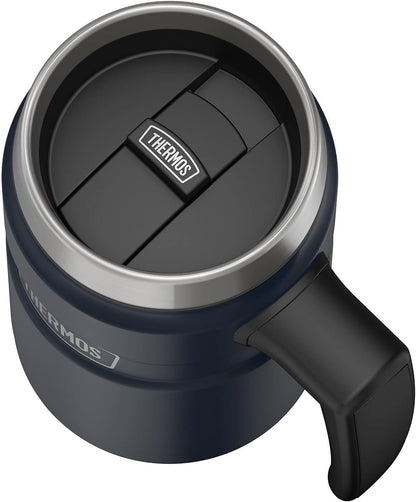 Thermos Stainless King 16 Ounce Coffee Desk Mug, Matte Steel