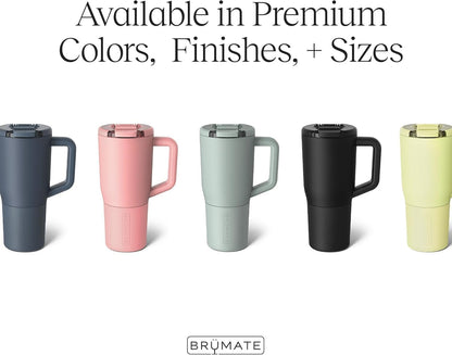 BrüMate Müv - 25oz 100% Leak Proof Insulated Coffee Mug with Handle & Lid - Stainless Steel Coffee Travel Mug - Double Walled Coffee Cup (Lilac Dusk)