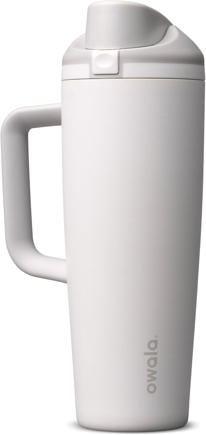 Owala FreeSip Tumbler - Stainless Steel - 40-oz. - Tan (Lightly Toasted)