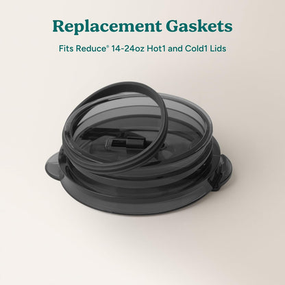 Reduce Tumbler Lid Gasket - Large Size, 4 Pack - Replace Lost or Damaged Tumbler and Mug Lid Gaskets - Dishwasher Safe, BPA Free