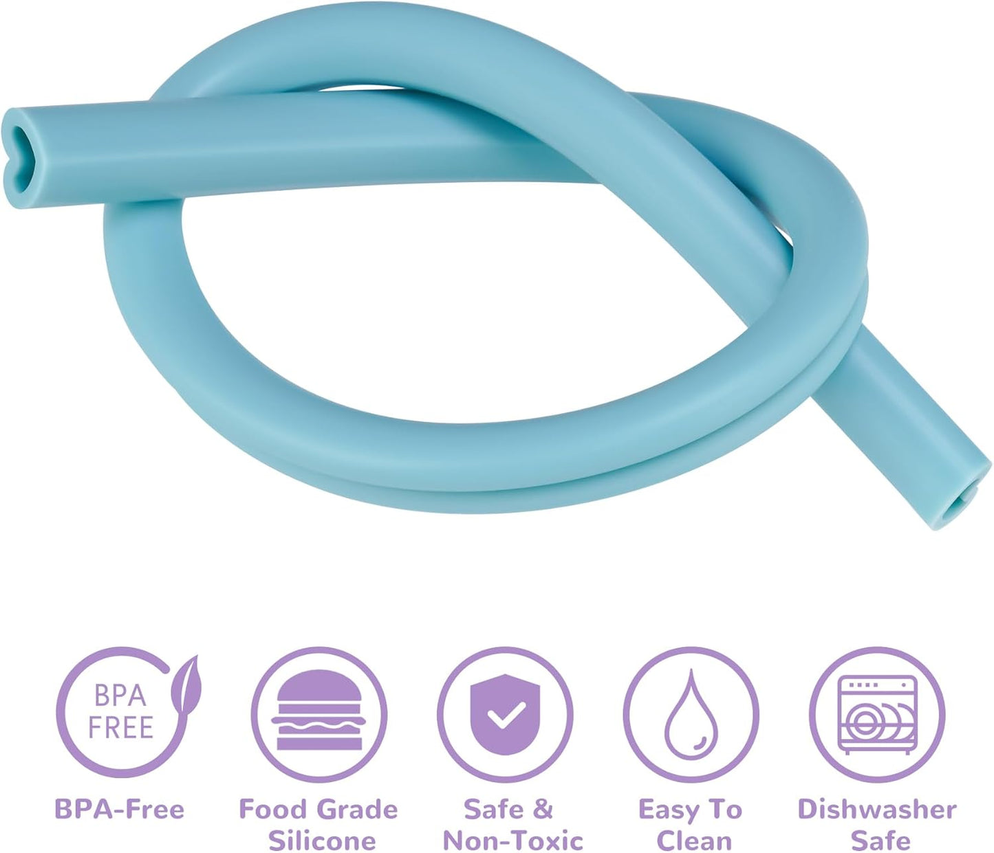 Tomorotec 15PCS Heart Shaped Silicone Straws Fit for Stanley 40oz 30oz 20oz Tumbler, 12.2 Inch Reusable Silicone Drinking Straws Fit for Stanley Cups, Customizable for Various Drinkware w/ 2 Brushes