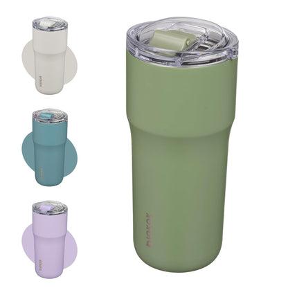 BJPKPK Insulated Tumbler,20oz Stainless Steel Tumbler with lid,Double Wall Travel Coffee Mug Thermal Cup,Keep Drinks Cold and Hot,Lavender