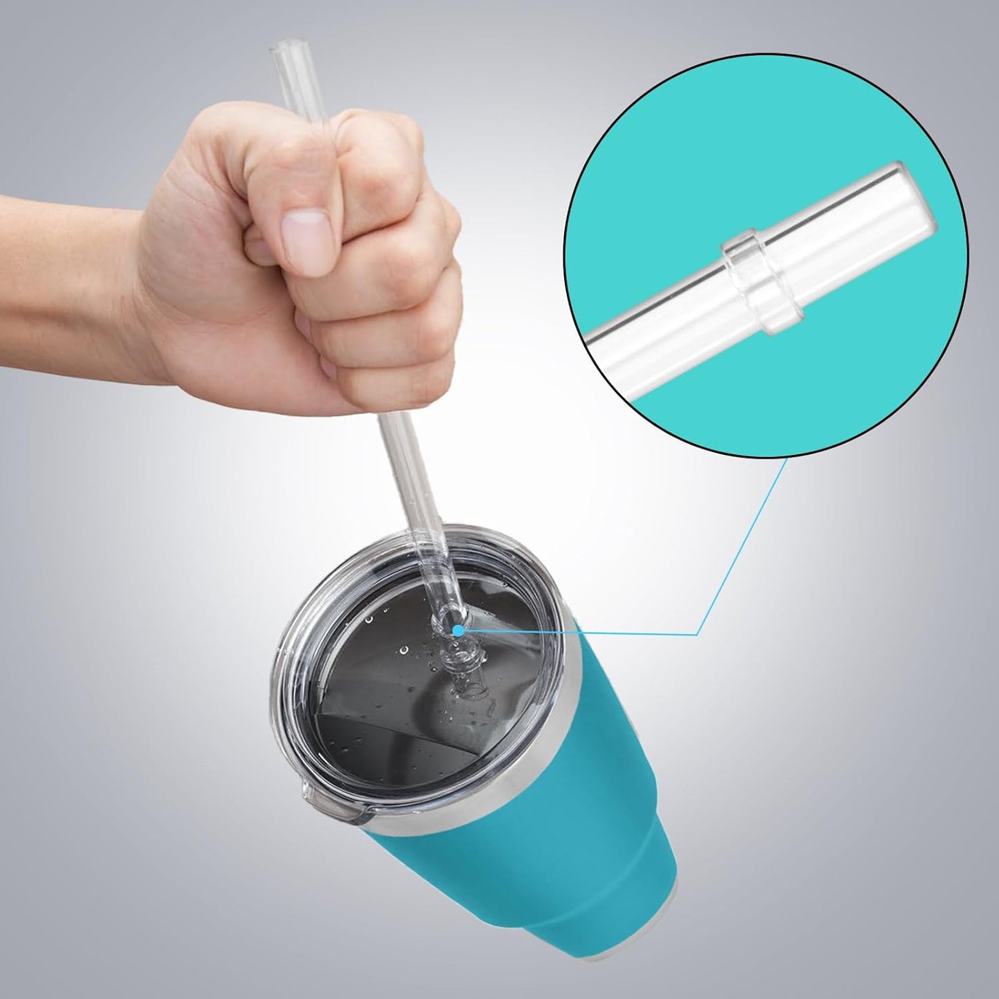 30 oz Tumbler Lid, Replacement Lids Compatible for YETI 30/32 oz Tumbler, 14 oz Mug and 35 oz Straw Mug, 2 Pack Travel Spill Proof Cup Lids Covers with Magnetic Slider Switch, BPA Free