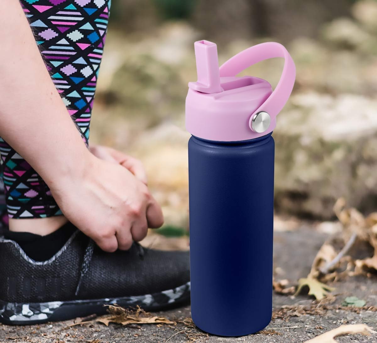 RRegeny Straw Lid for Hydro Flask Wide Mouth 32 40 oz, Lids with Flexible Handle compatible with HydroFlask, Replacement Sports Flex Cap Wide Mouth Top