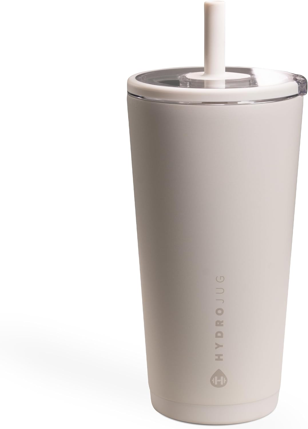 HydroJug Everyday Tumbler 20 oz – Ceramic-Lined Insulated Tumbler with Straw and Soft-Touch Lid, Cup Holder Friendly, Double-Wall Vacuum Insulation, Reusable Travel Cup – Rodeo