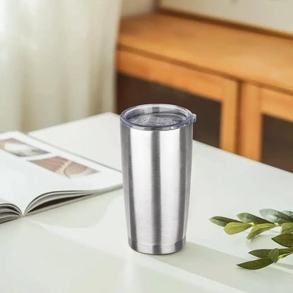 20oz Tumbler with Lid Stainless Steel Insulated Tumblers Travel Coffee Tumbler Bulk Double Wall Vacuum Insulated Water Cup Gifts for Christmas Women Men Her Him Home Office(Navy Blue, 1pack)