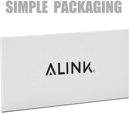 ALINK Skinny Clear Glass Straws, 10.5" x 7 mm Long Reusable Drinking Straws for 30 oz 20 oz RTIC/YETI Stanley Tumblers, Mason Jars, Pack of 8 with 2 Cleaning Brush