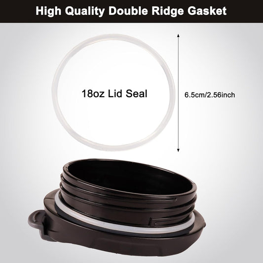 5 Pack Replacement Lid Seal for Bubba HERO 18oz Mug, Gasket Seals Compatible with Bubba Stainless Steel Travel Mug, Leak-Proof BPA Free