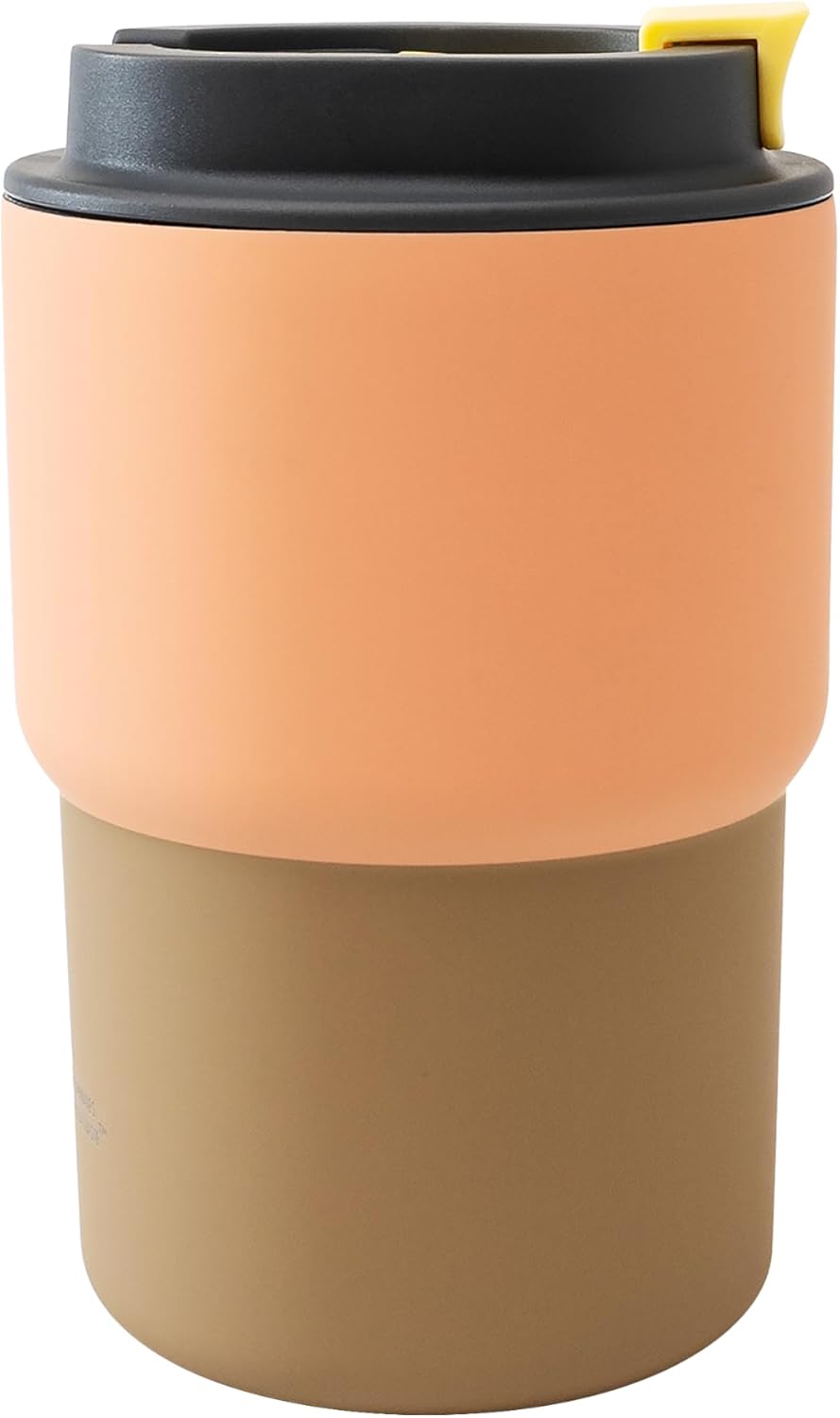 asobu Ultimate Ceramic Travel Mug, 12oz Insulated Stainless Steel Coffee Cup with Handle & Splash-Resistant Lid, Ceramic Lined for Pure Taste, BPA-Free, Double-Wall Vacuum for Hot Drinks