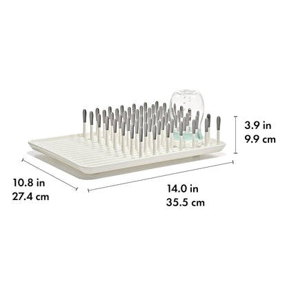 OXO Tot Baby Bottle Drying Rack, Gray, Newborn Essentials Must-Have