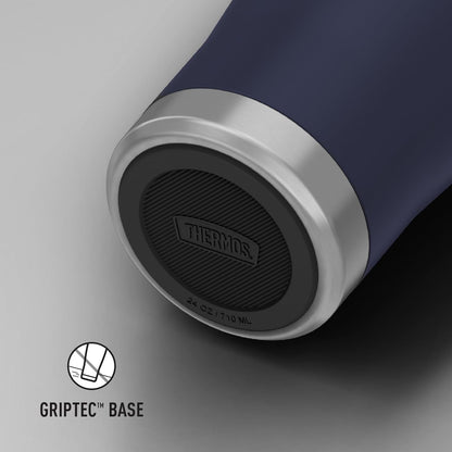 THERMOS ICON SERIES, Stainless Steel Tumbler with Slide Lock, 18 Ounce, Mystic Navy