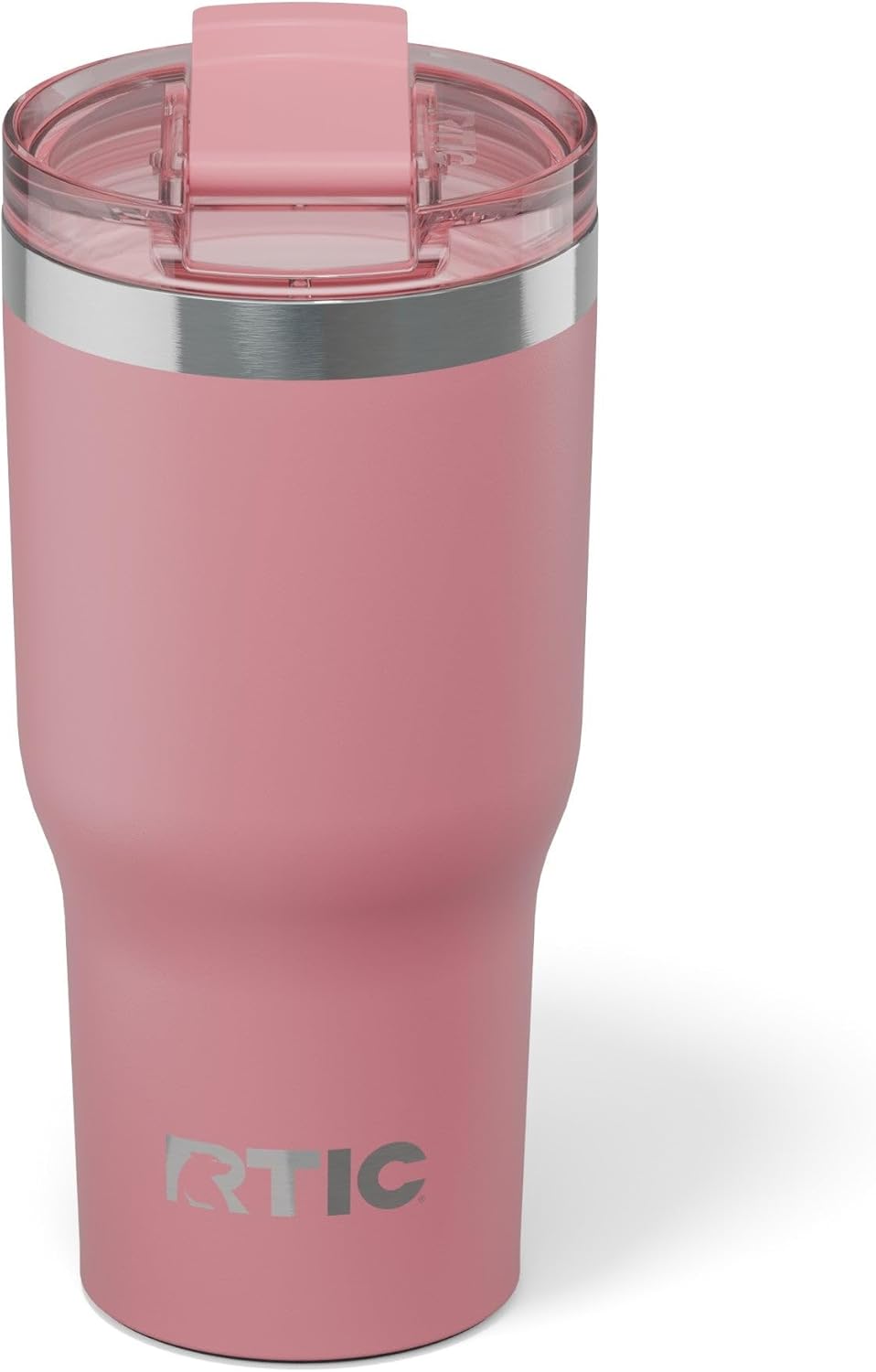 RTIC 20oz Essential Tumbler with Lid, Ceramic Lined, Insulated, Stainless Steel, Metal, Double Wall Vacuum-Insulation, Travel Cup for Iced Coffee, Tea, Hot and Cold Drink, Graphite