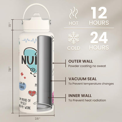 SANDJEST Pickleball Gift for Women, Water Bottle Stainless Steel 32oz with Lid & Straw, Sport Insulated Bottles Gifts for Girls Friends Teens Birthday Christmas