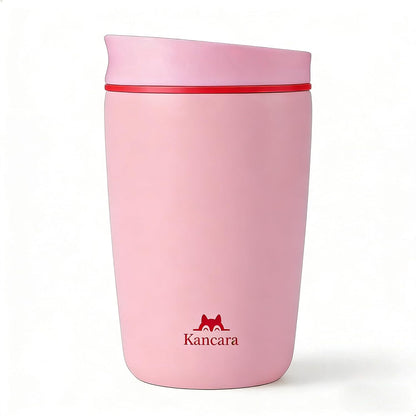 12 oz coffee tumbler Insulated coffee mug with lid Slider Insulated Stainless Steel Coffee Tumbler, Travel Mug for Hot and Iced Beverages insulated travel coffee mug (pink)
