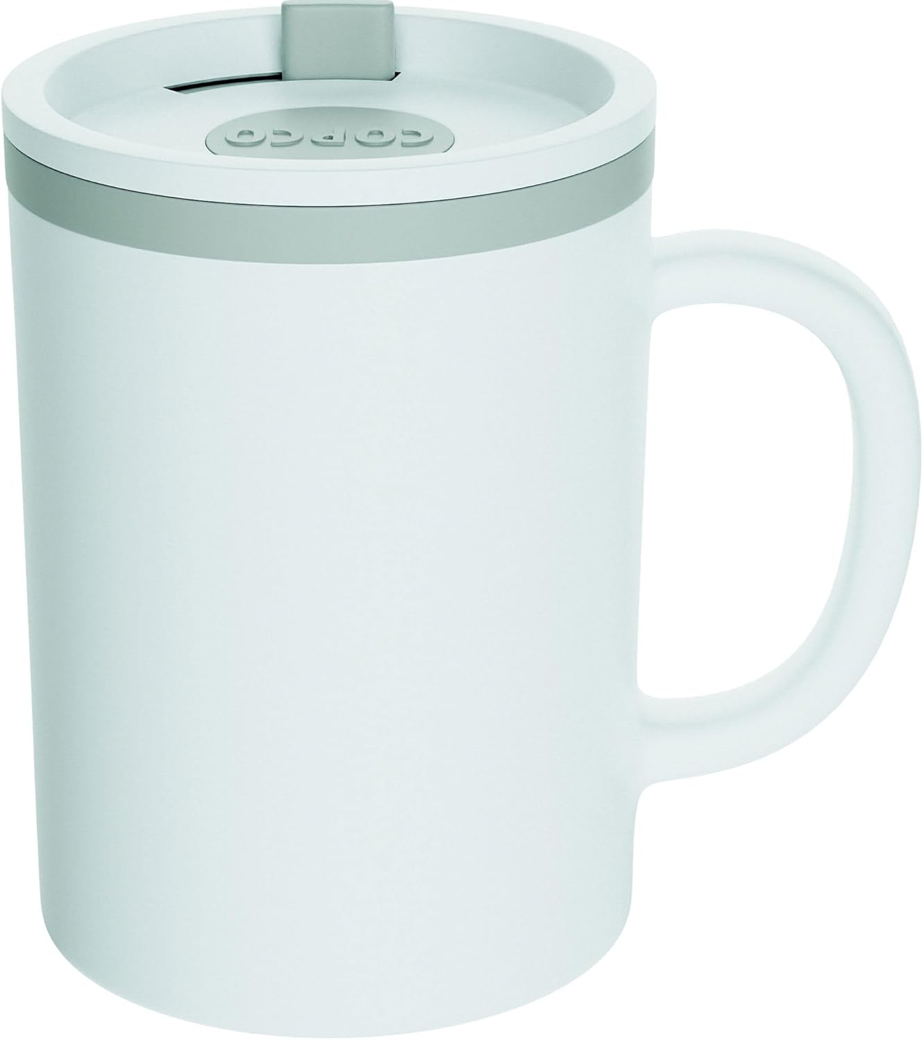 Copco Desk Mug 16 oz - Durable BPA-Free, Double-Wall Insulation for Hot & Cold Drinks, Microwave & Dishwasher Safe, Ideal for Office, Home, Travel - Spill-Resistant Reusable Mug (Teal)