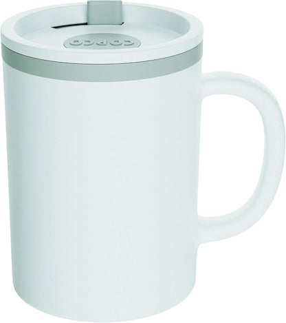 Copco Desk Mug 16 oz - Durable BPA-Free, Double-Wall Insulation for Hot & Cold Drinks, Microwave & Dishwasher Safe, Ideal for Office, Home, Travel - Spill-Resistant Reusable Mug (Teal)