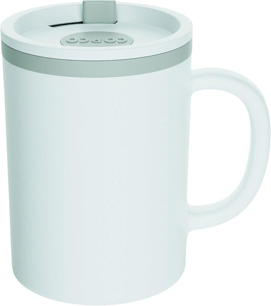Copco Desk Mug 16 oz - Durable BPA-Free, Double-Wall Insulation for Hot & Cold Drinks, Microwave & Dishwasher Safe, Ideal for Office, Home, Travel - Spill-Resistant Reusable Mug (Teal)