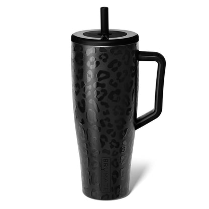 BrüMate Era 40 oz Tumbler with Handle & Straw | 100% Leakproof Insulated Water Bottle Tumbler with Lid & Flexible SoftSip Straw | Made of Stainless Steel | Cup Holder Friendly | 40oz (Nightfall Blue)